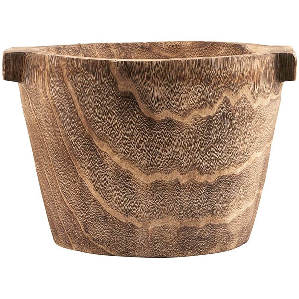 Anthropologie-Paulownia Wood Bin - Picture 2 of 10
